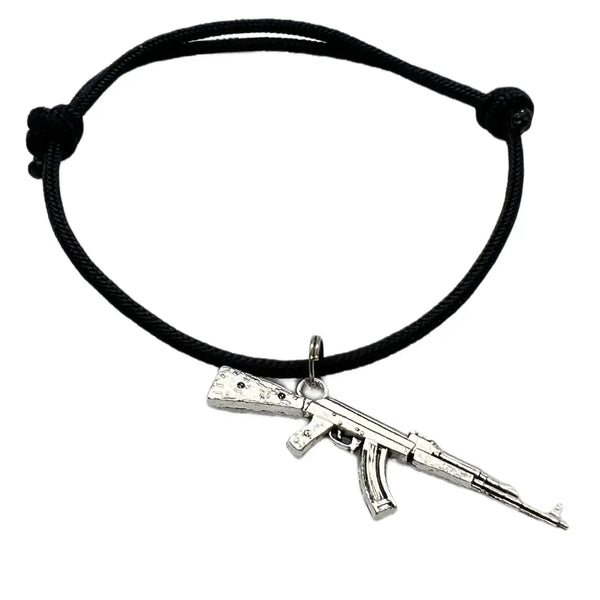 Bratara Paracord Spectrum AK47 Argintiu | Echipament tactic WARGEAR