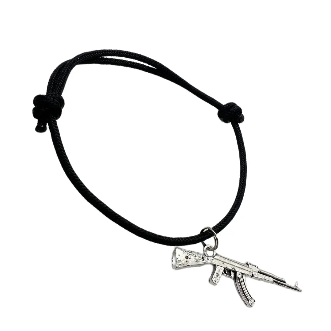 Bratara Paracord Spectrum AK47 Argintiu | Echipament tactic WARGEAR