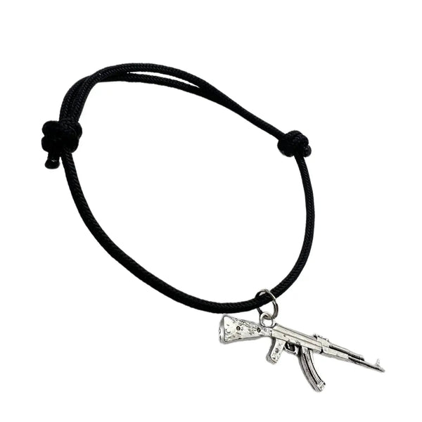 Bratara Paracord Spectrum AK47 Argintiu | Echipament tactic WARGEAR