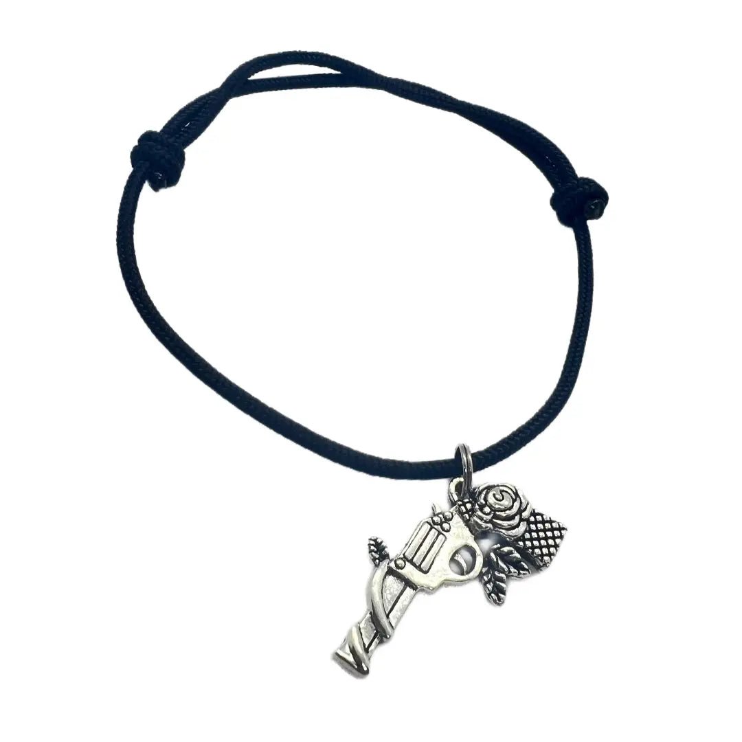Bratara Paracord Spectrum Guns and Roses Argintiu | Echipament tactic WARGEAR