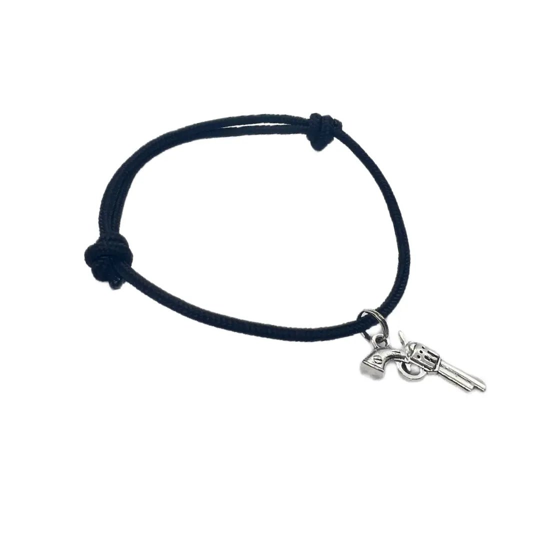 Bratara Paracord Spectrum Revolver Argintiu Drop Zone | Echipament tactic WARGEAR