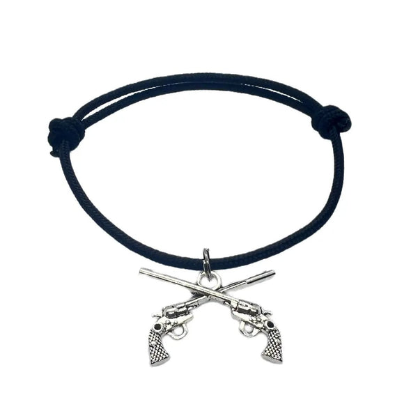 Bratara Paracord Spectrum Revolver Dublu Argintiu | Echipament tactic WARGEAR