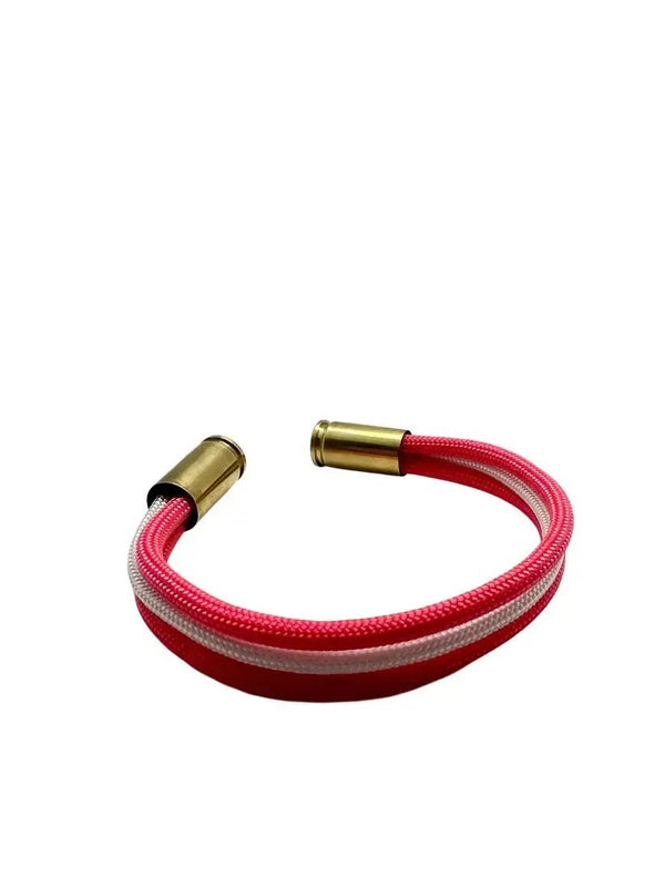 Bratara Paracord Trinity Roz Alb Drop Zone | Echipament tactic WARGEAR