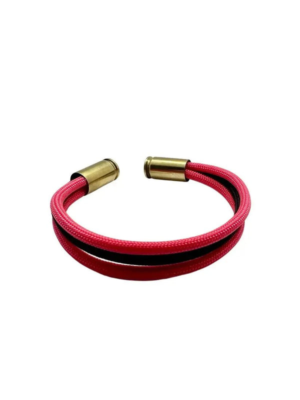 Bratara Paracord Trinity Roz Negru Drop Zone | Echipament tactic WARGEAR