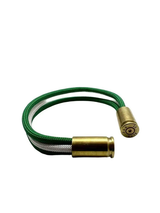 Bratara Paracord Trinity Verde Alb Drop Zone | Echipament tactic WARGEAR