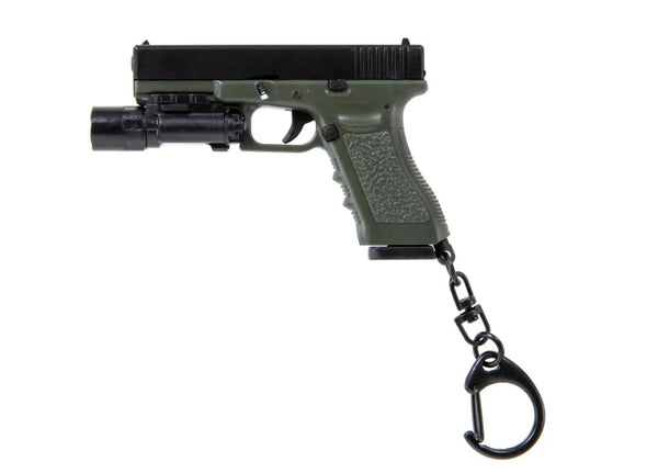 Breloc functional pistol G17 cu lanterna | Echipament tactic WARGEAR