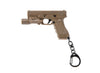 Breloc functional pistol G17 cu lanterna | Echipament tactic WARGEAR