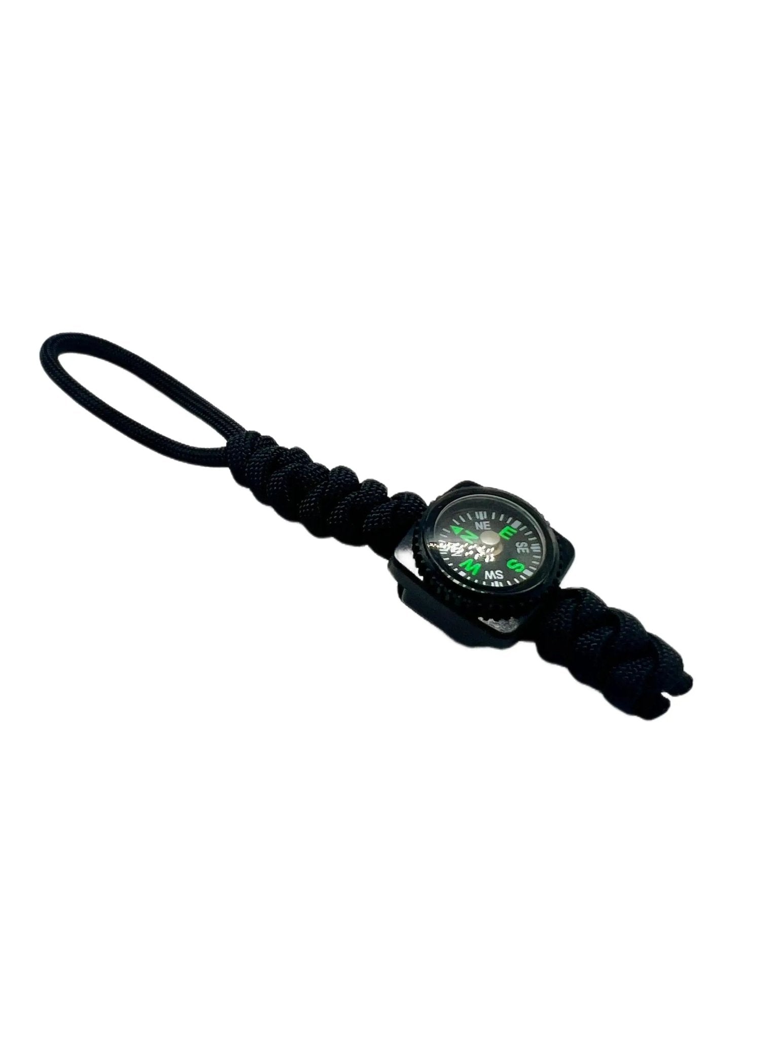 Breloc / Lanyard Paracord Talon Busola Negru | Echipament tactic WARGEAR