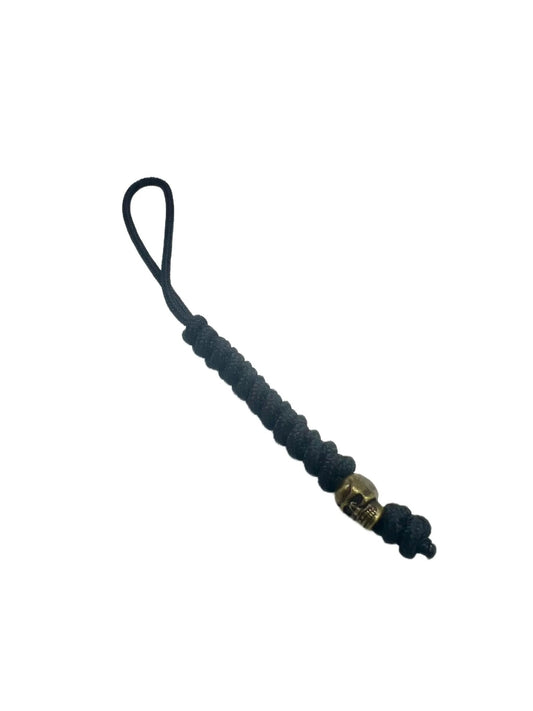 Breloc / Lanyard Paracord Talon Skull Micro Negru | Echipament tactic WARGEAR