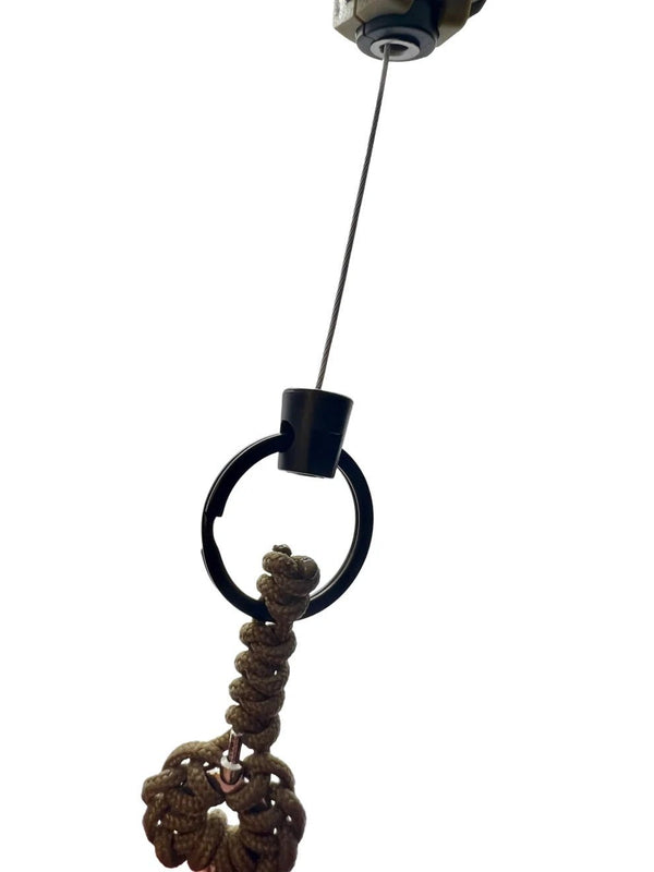 Breloc Talon Micro Cheie Universala Coyote pentru Catuse cu Cablu Retractabil Drop Zone | Echipament tactic WARGEAR