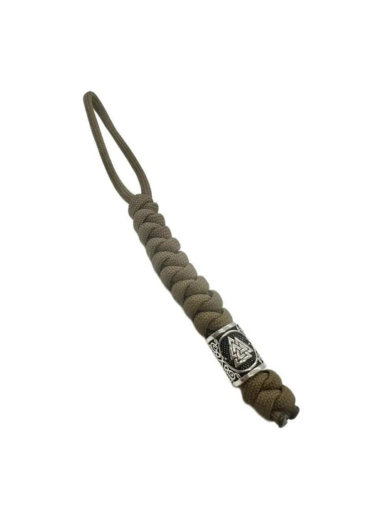 Breloc/Lanyard Paracord Talon Valknut Coyote Drop Zone | Echipament tactic WARGEAR