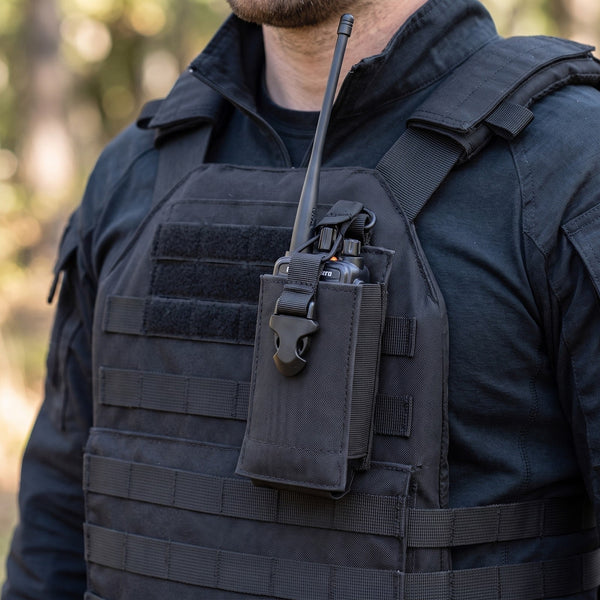 Buzunar MOLLE RELAY pentru statie radio, negru | WARGEAR RO