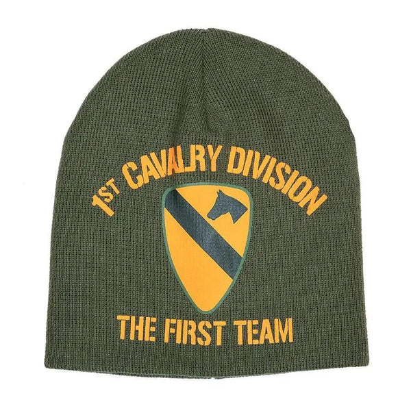 Caciula beanie olive 1st. Cavalry Division | Echipament tactic WARGEAR