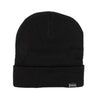 Caciula de iarna WATCHCAP neagra – detaliu
