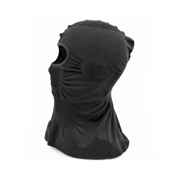 Cagula tactica WRAITH ventilata din poliester elastic Neagra – detaliu