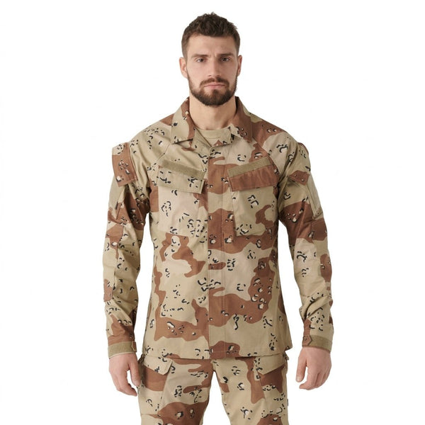Cămasa Tactica Helikon - Tex Raid Shirt - Choc Chip Desert Camo | WARGEAR RO