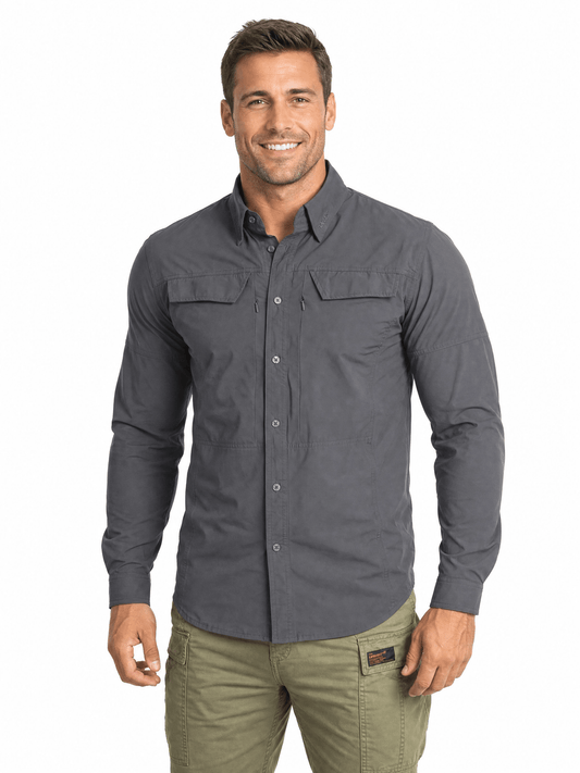 Camasa Tactica Texar 4-Way Stretch – Gri | WARGEAR RO