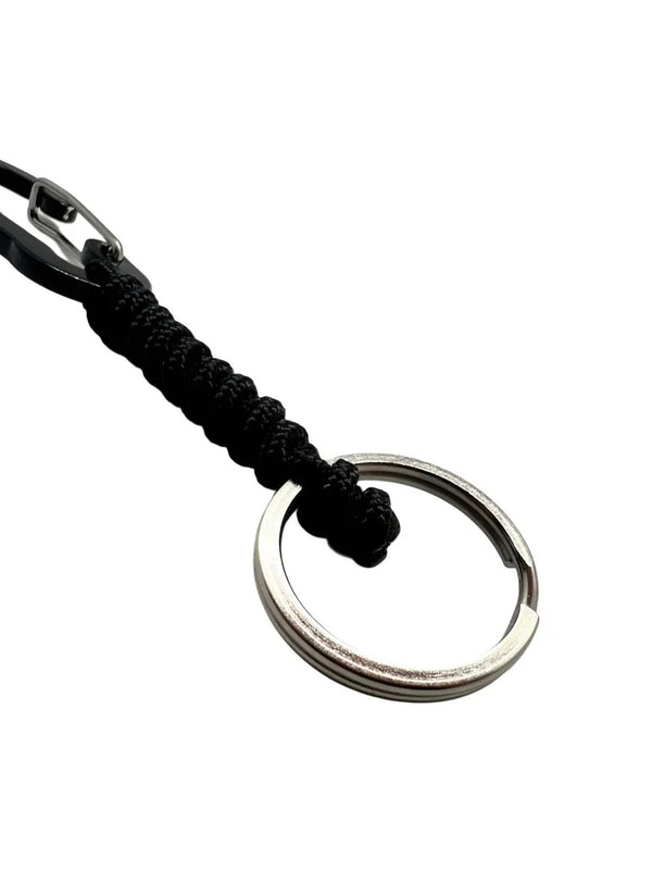 Carabina Metal Paracord 275 cu Inel de Chei Theter Negru Drop Zone | Echipament tactic WARGEAR