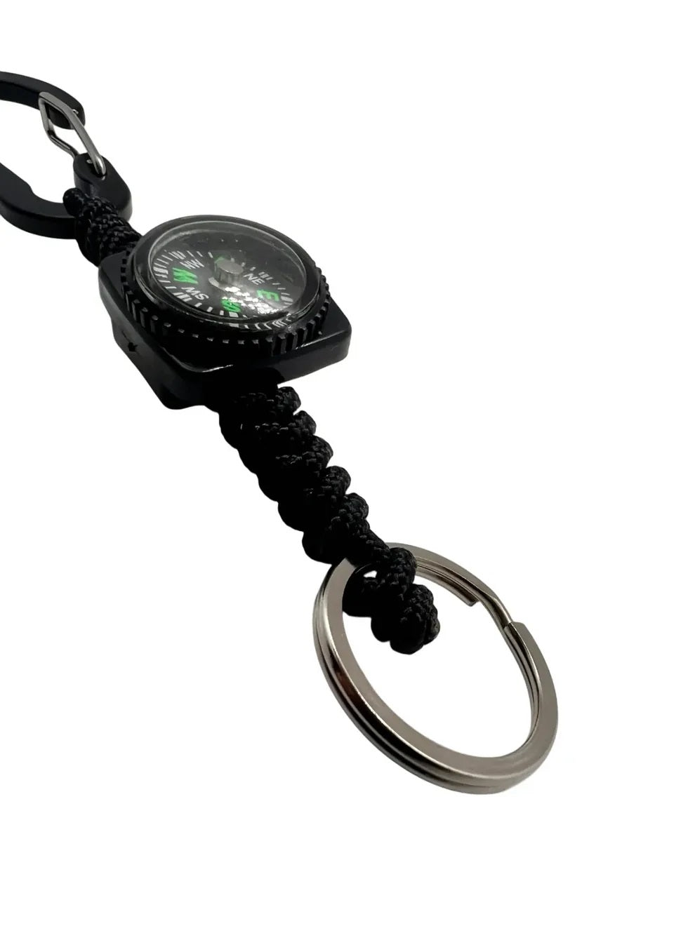 Carabina Metal Paracord 275 cu Inel de Chei Theter Pathfinder Negru Drop Zone | Echipament tactic WARGEAR