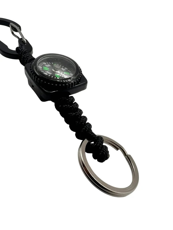 Carabina Metal Paracord 275 cu Inel de Chei Theter Pathfinder Negru Drop Zone | Echipament tactic WARGEAR