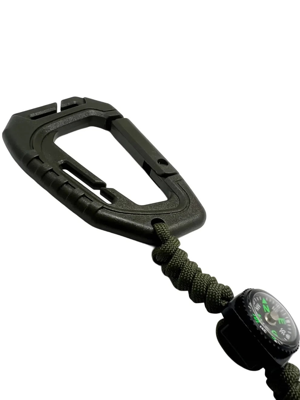 Carabina Polimer Paracord 550 cu Inel de Chei Theter Pathfinder Olive Drop Zone | Echipament tactic WARGEAR