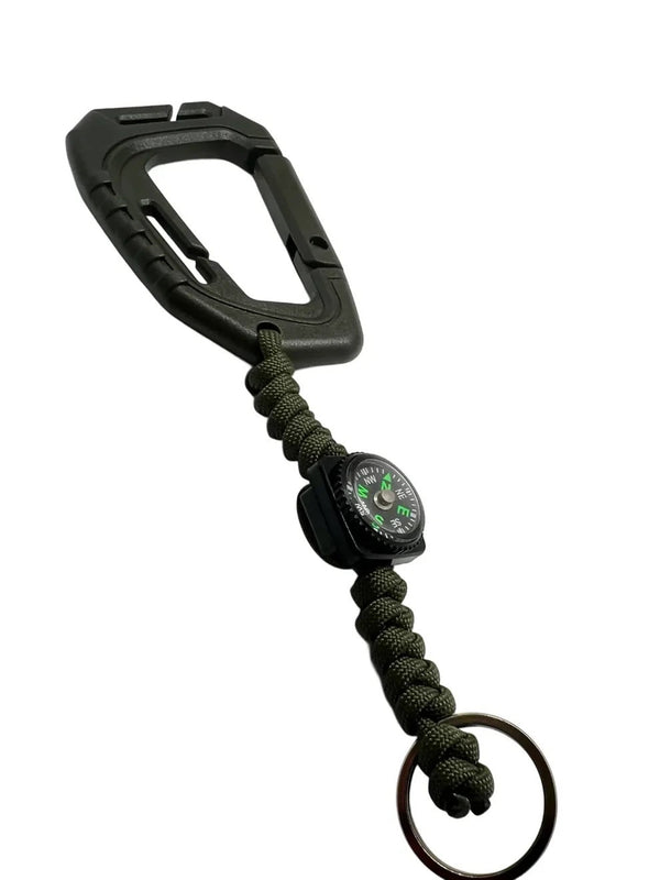 Carabina Polimer Paracord 550 cu Inel de Chei Theter Pathfinder Olive Drop Zone | Echipament tactic WARGEAR