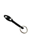 Carabina S Hook Paracord 275 cu Inel de Chei Theter Negru Drop Zone | Echipament tactic WARGEAR