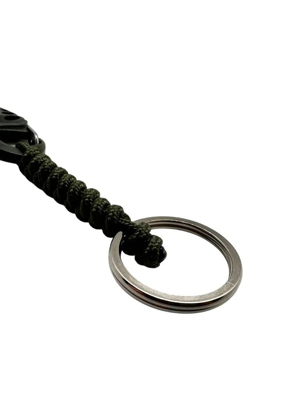 Carabina S Hook Paracord 275 cu Inel de Chei Theter Olive Drop Zone | Echipament tactic WARGEAR