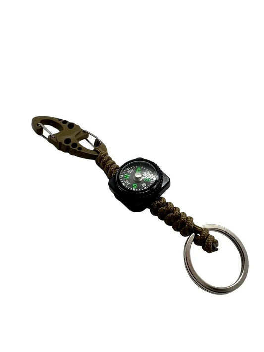 Carabina S Hook Paracord 275 cu Inel de Chei Theter Pathfinder Coyote Drop Zone | Echipament tactic WARGEAR