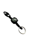 Carabina S Hook Paracord 275 cu Inel de Chei Theter Pathfinder Negru Drop Zone | Echipament tactic WARGEAR