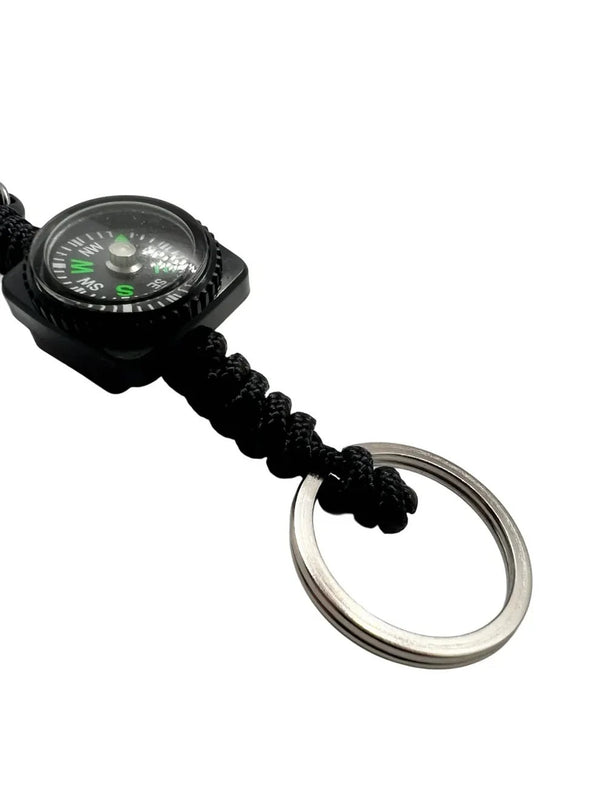 Carabina S Hook Paracord 275 cu Inel de Chei Theter Pathfinder Negru Drop Zone | Echipament tactic WARGEAR