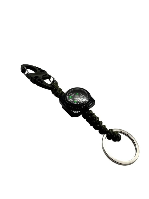 Carabina S Hook Paracord 275 cu Inel de Chei Theter Pathfinder Olive Drop Zone | Echipament tactic WARGEAR