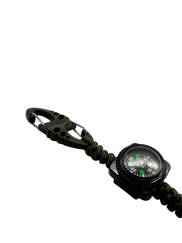 Carabina S Hook Paracord 275 cu Inel de Chei Theter Pathfinder Olive Drop Zone | Echipament tactic WARGEAR