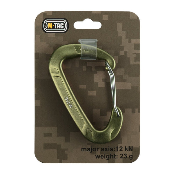 Carabiniera M - TAC Utility 12 kN – Aluminiu D - Shape | WARGEAR RO