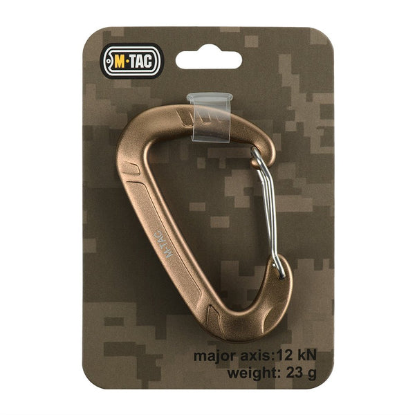 Carabiniera M - TAC Utility 12 kN – Aluminiu D - Shape | WARGEAR RO