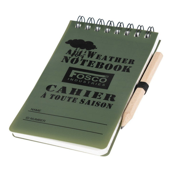 Carnet de notite impermeabil cu creion 130x75 mm | WARGEAR RO