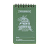 Carnet impermeabil DRYLOG 12 x 8 cm de buzunar Verde – detaliu