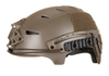 Casca Emerson Gear EXF Bump Dark earth cu goggles | Echipament tactic WARGEAR
