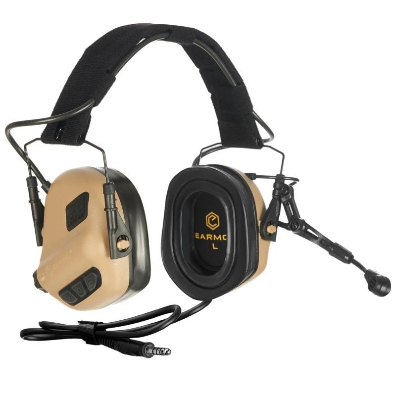 Casti Antifonice Active EARMOR M32 PLUS Tan – NRR 22 dB | WARGEAR RO