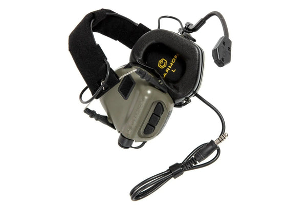 Casti protectie fonica M32 Olive EARMOR OPSMEN | Echipament tactic WARGEAR