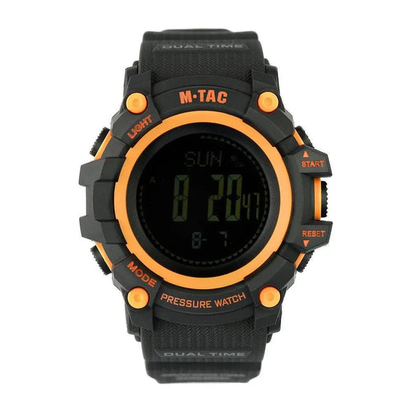 Ceas tactic M - TAC Adventure Negru - Orange | Echipament tactic WARGEAR