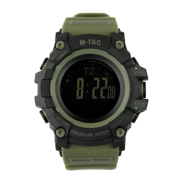Ceas tactic M - TAC Adventure Olive Green + Negru | Echipament tactic WARGEAR