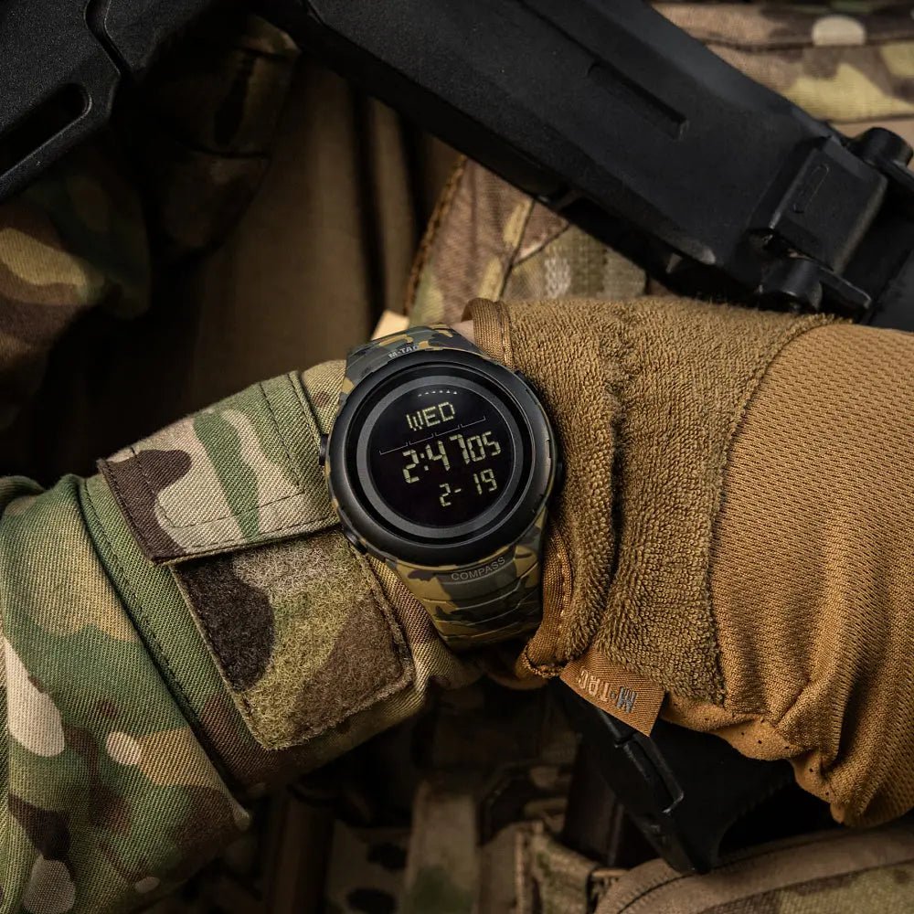 Ceas tactic M - TAC Compass Camuflaj | Echipament tactic WARGEAR