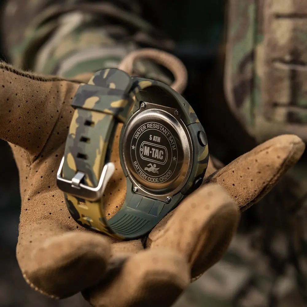 Ceas tactic M - TAC Compass Camuflaj | Echipament tactic WARGEAR