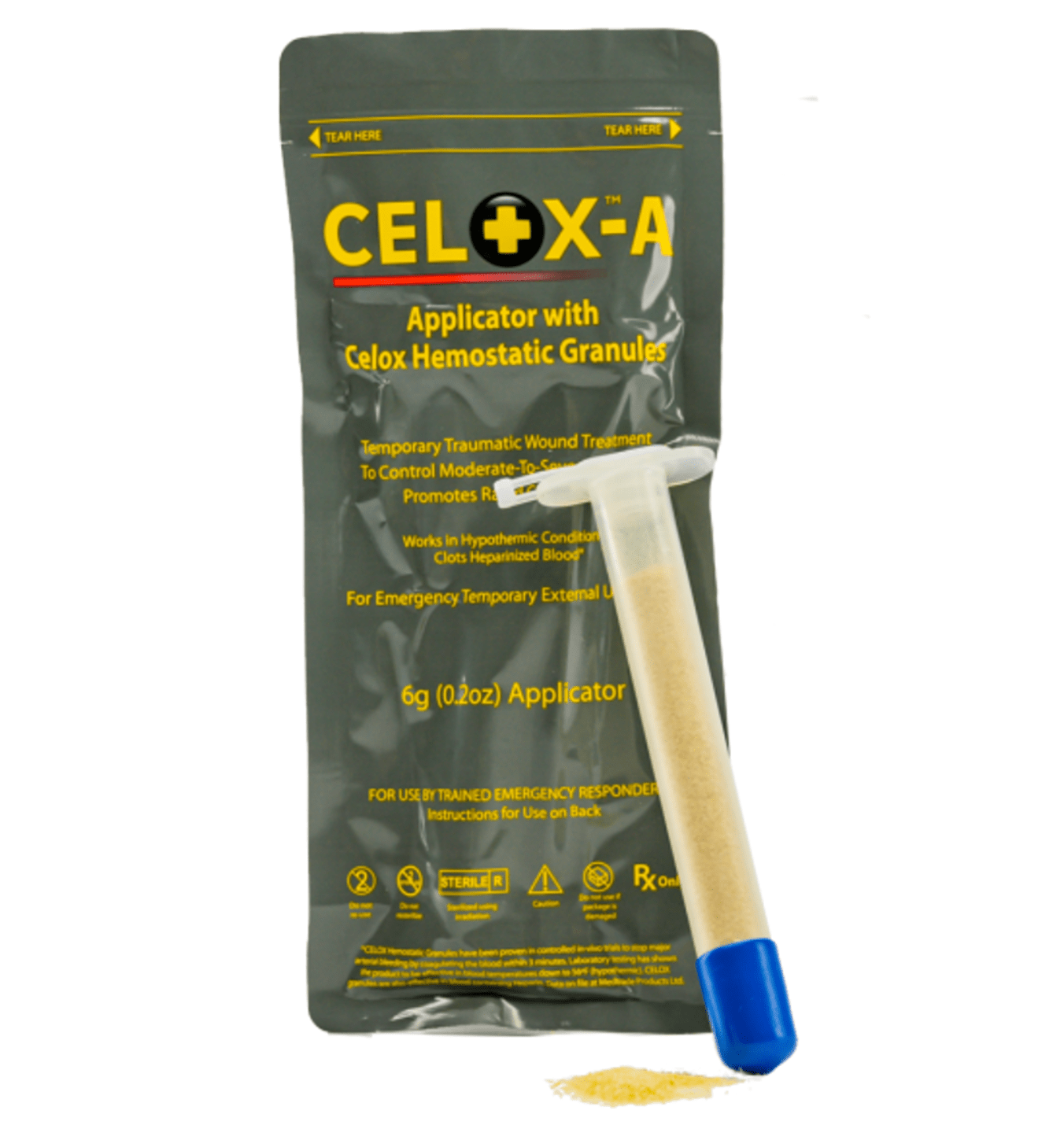 CELOX™ - A – Aplicator hemostatic plagi penetrante si sangerari masive | Echipament tactic WARGEAR