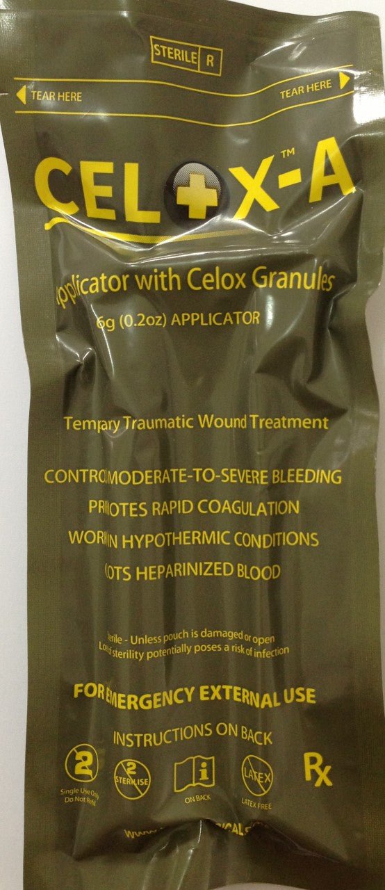 CELOX™ - A – Aplicator hemostatic plagi penetrante si sangerari masive | Echipament tactic WARGEAR