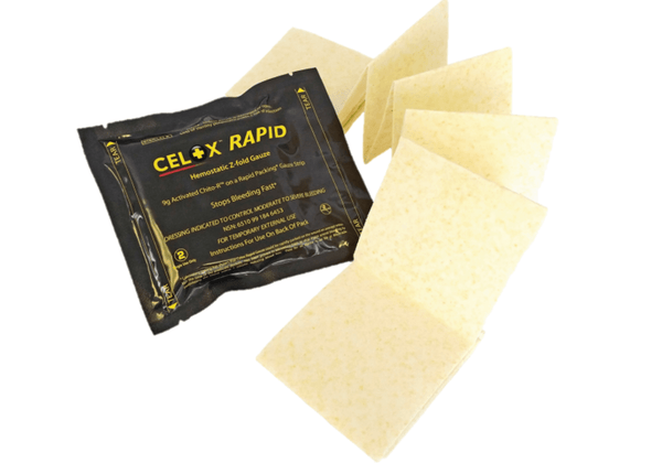 CELOX™ RAPID GAUZE – pansament hemostatic cu actiune rapida | Echipament tactic WARGEAR