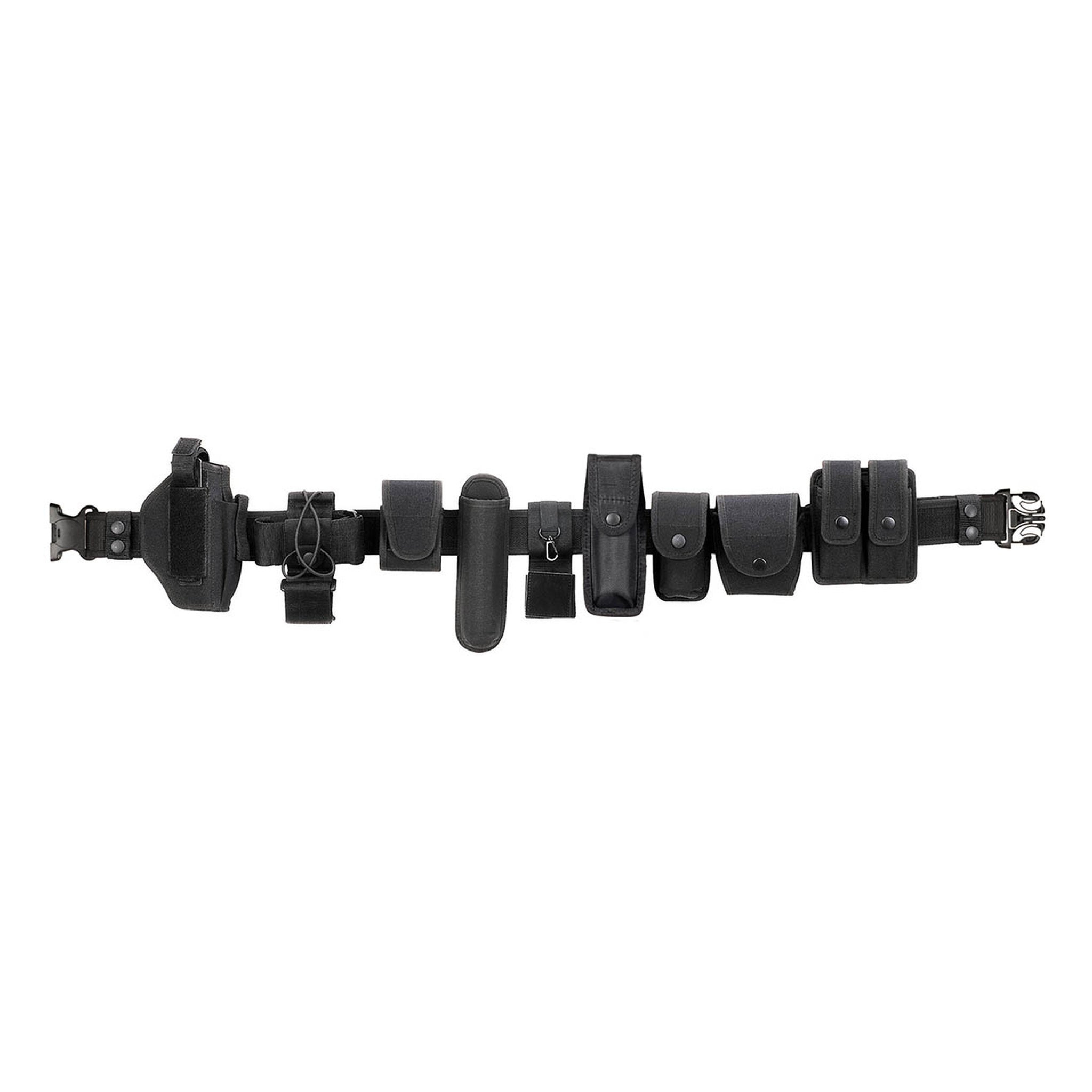 Centura Tactica de Serviciu MFH 12 Piese cu Toc Pistol – Negru