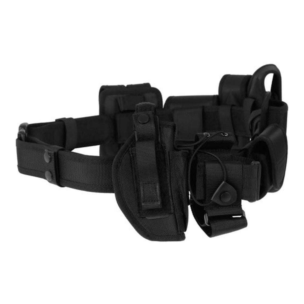 Centura Tactica de Serviciu MFH 12 Piese cu Toc Pistol – Negru