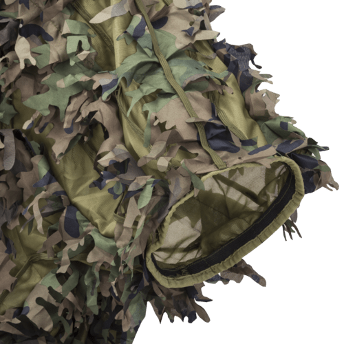 Costum Camuflaj Profesional Helikon - Tex Leaf Ghillie Set - US Woodland | WARGEAR RO